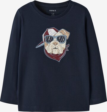 NAME IT Shirt 'NMMVUX' in Blau: Vorderseite