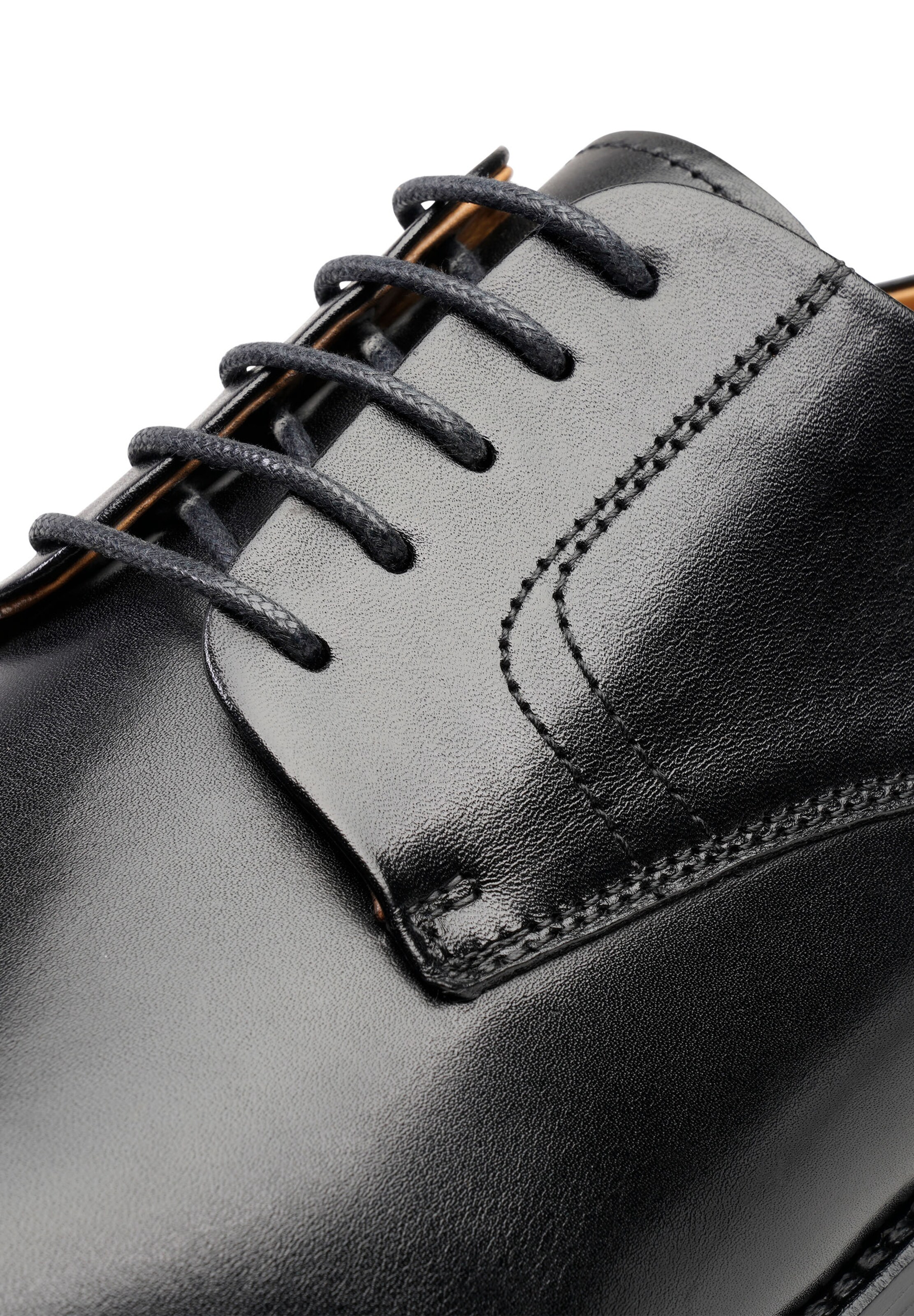 Henry Stevens Schnürschuhe Rahmengenäht 'Winston CD' in Schwarz