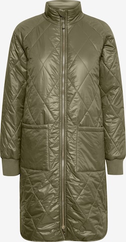 SAINT TROPEZ Between-Season Jacket 'Noemi' in Green: front