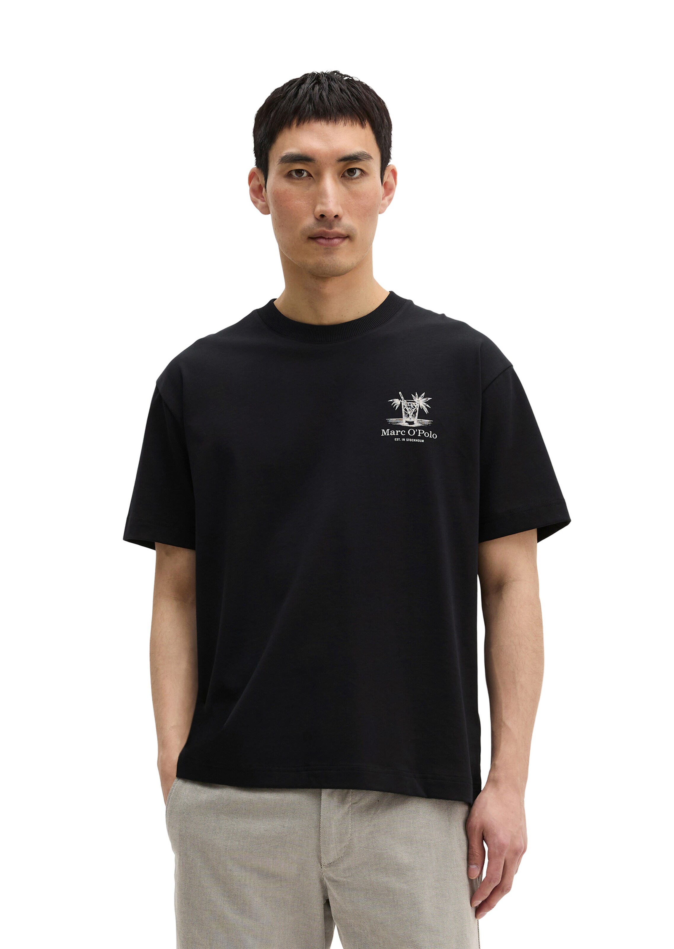 Marc O'Polo Shirt in Black: front