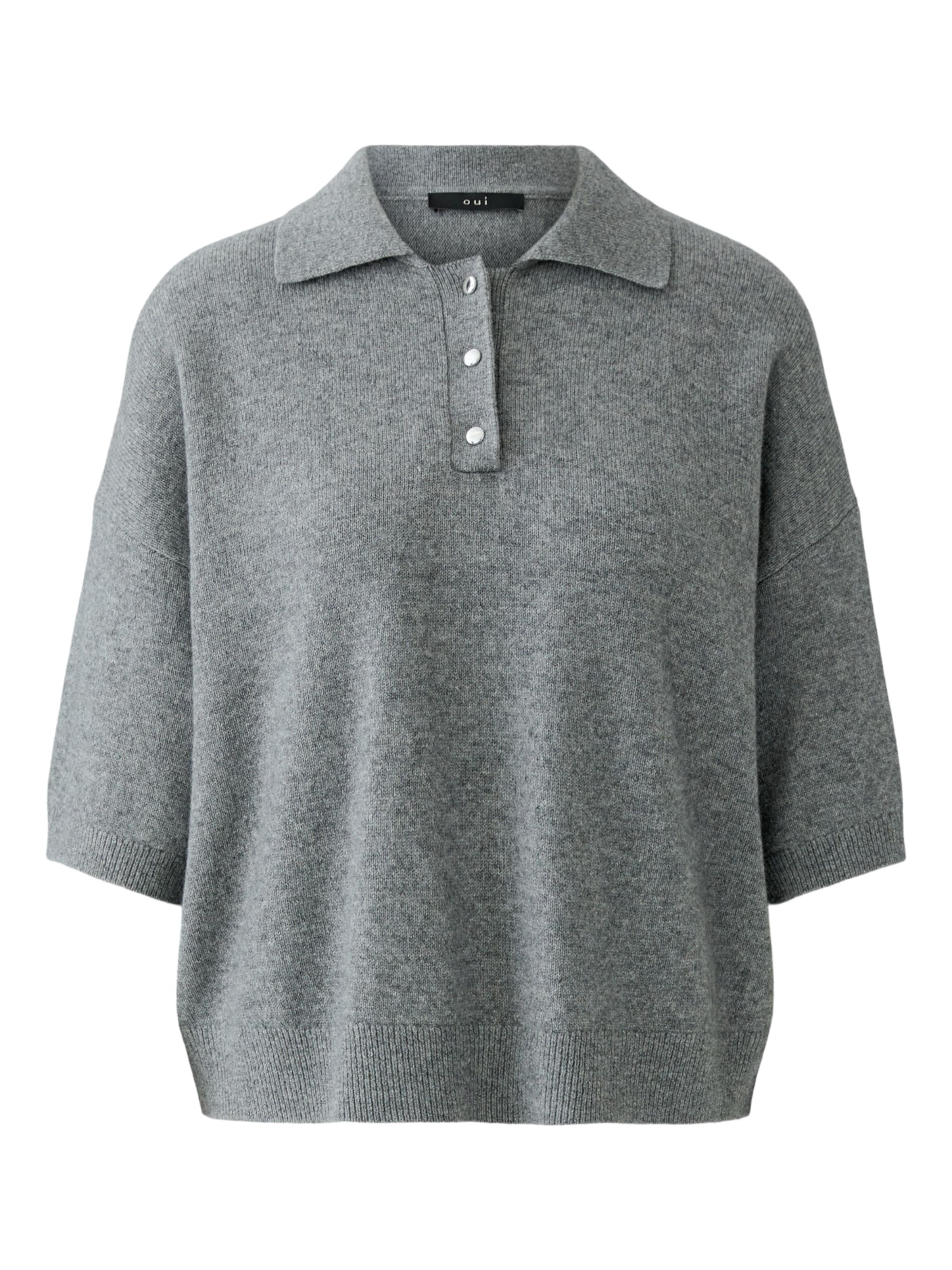 OUI Pullover in Grau: Vorderseite