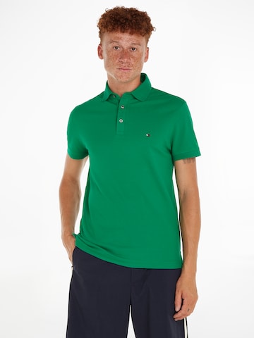 TOMMY HILFIGER Poloshirt 'Core 1985' in Grün: predná strana