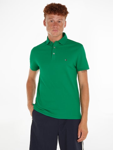 TOMMY HILFIGER - Camisa 'Core 1985' em verde: frente