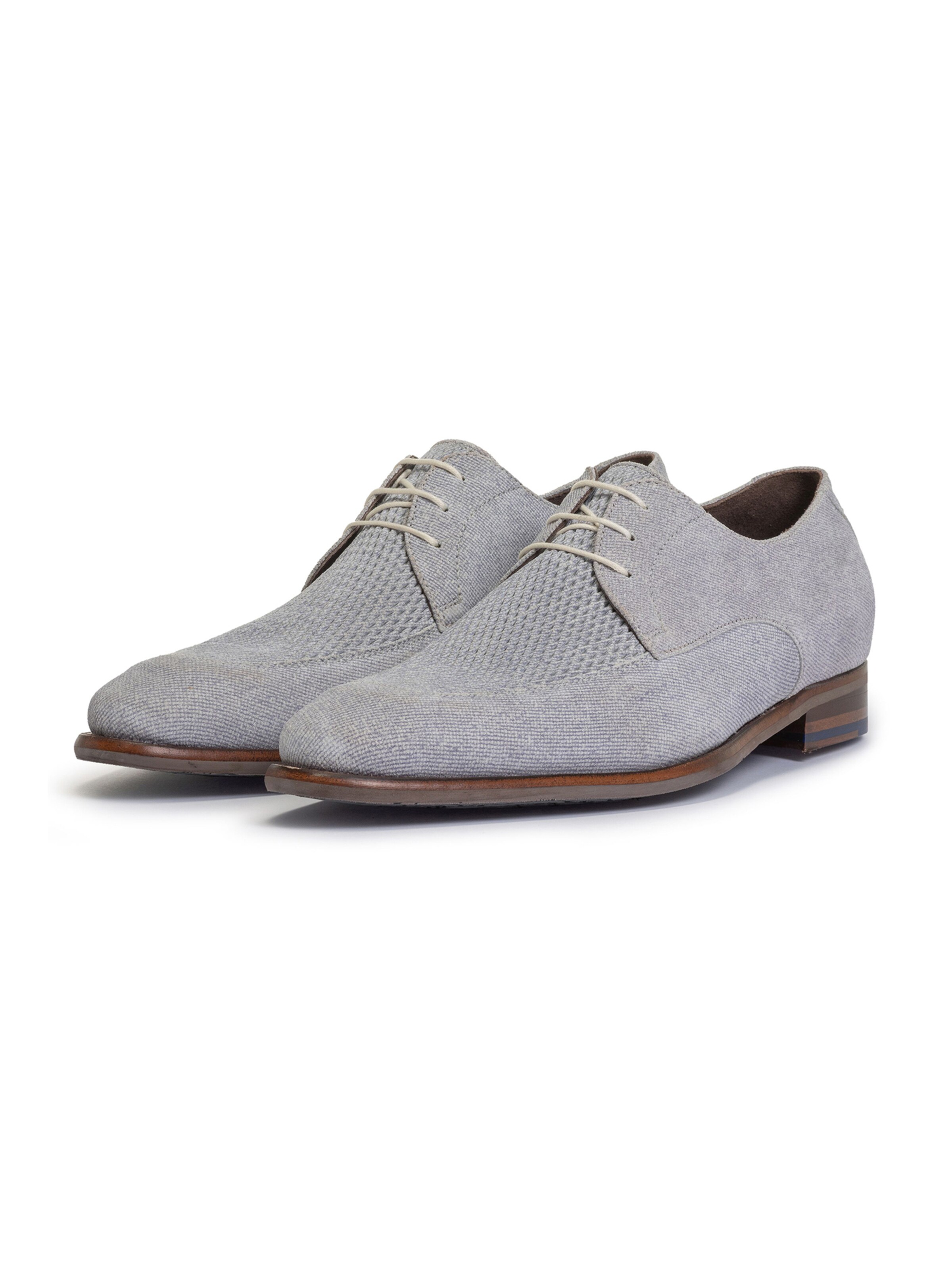 Floris van Bommel Lace-Up Shoes 'De Stapper 50' in Blue