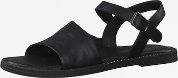 TAMARIS Sandal i svart: framsida