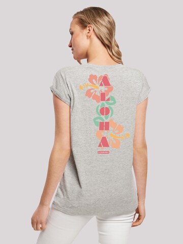 T-shirt 'Aloha' F4NT4STIC en gris : devant