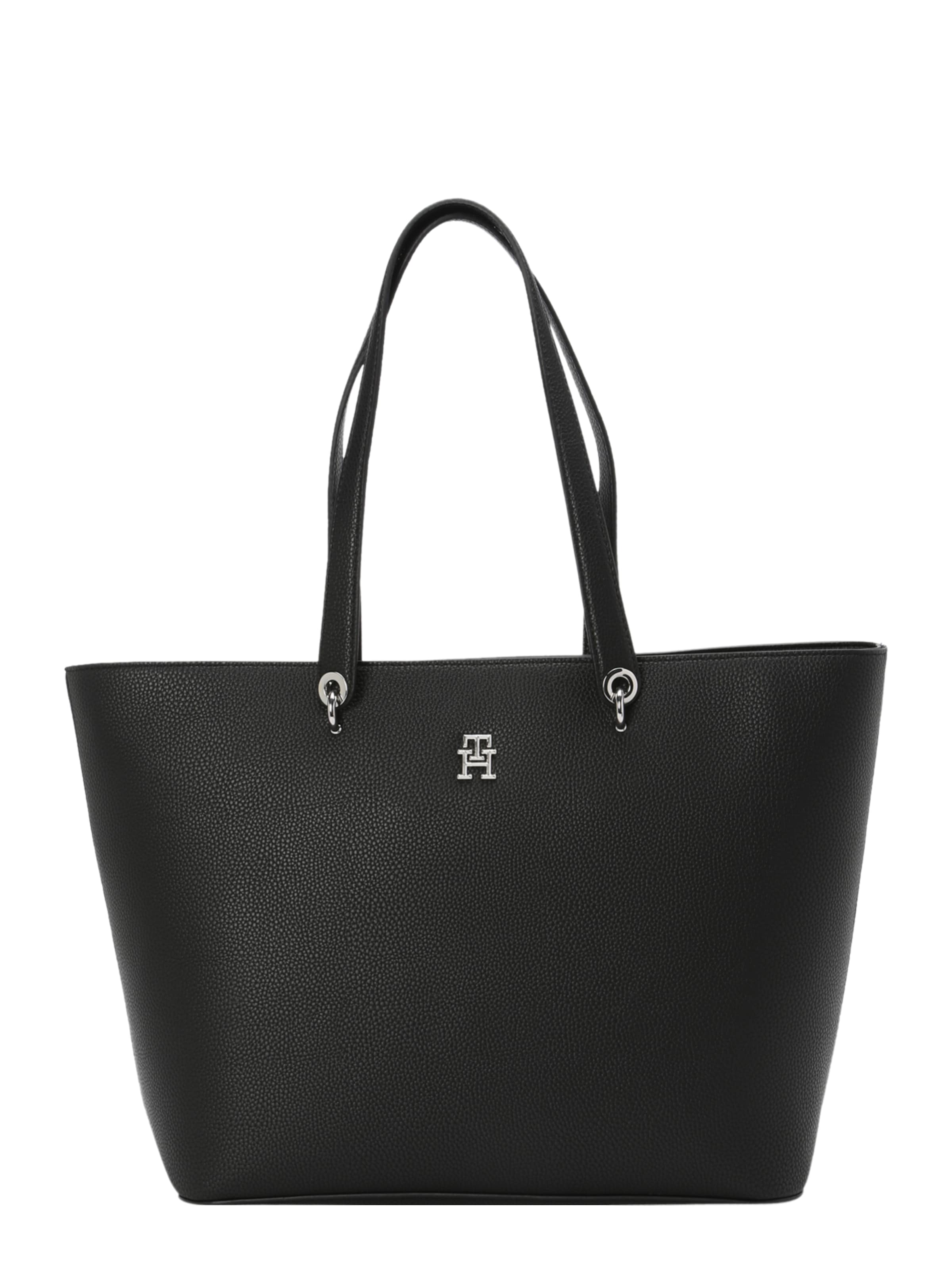 TOMMY HILFIGER Poodlemiskott, värv must: eest vaates