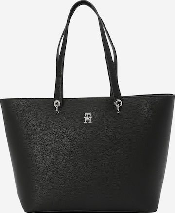 TOMMY HILFIGER - Shopper en negro: frente