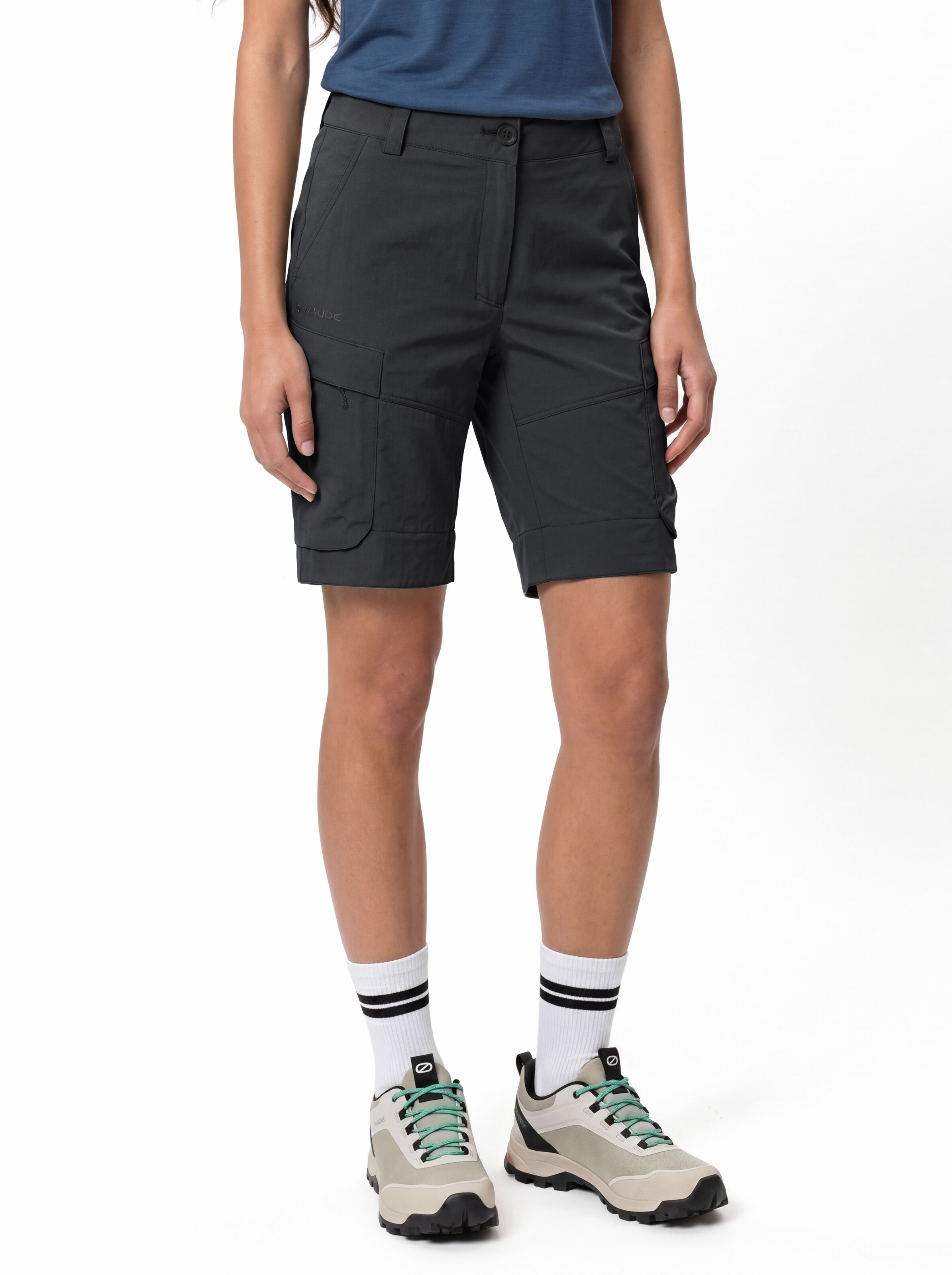 VAUDE Regular Outdoor trousers in Black