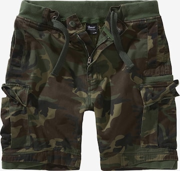 Regular Pantalon cargo 'Packham' Brandit en vert : devant