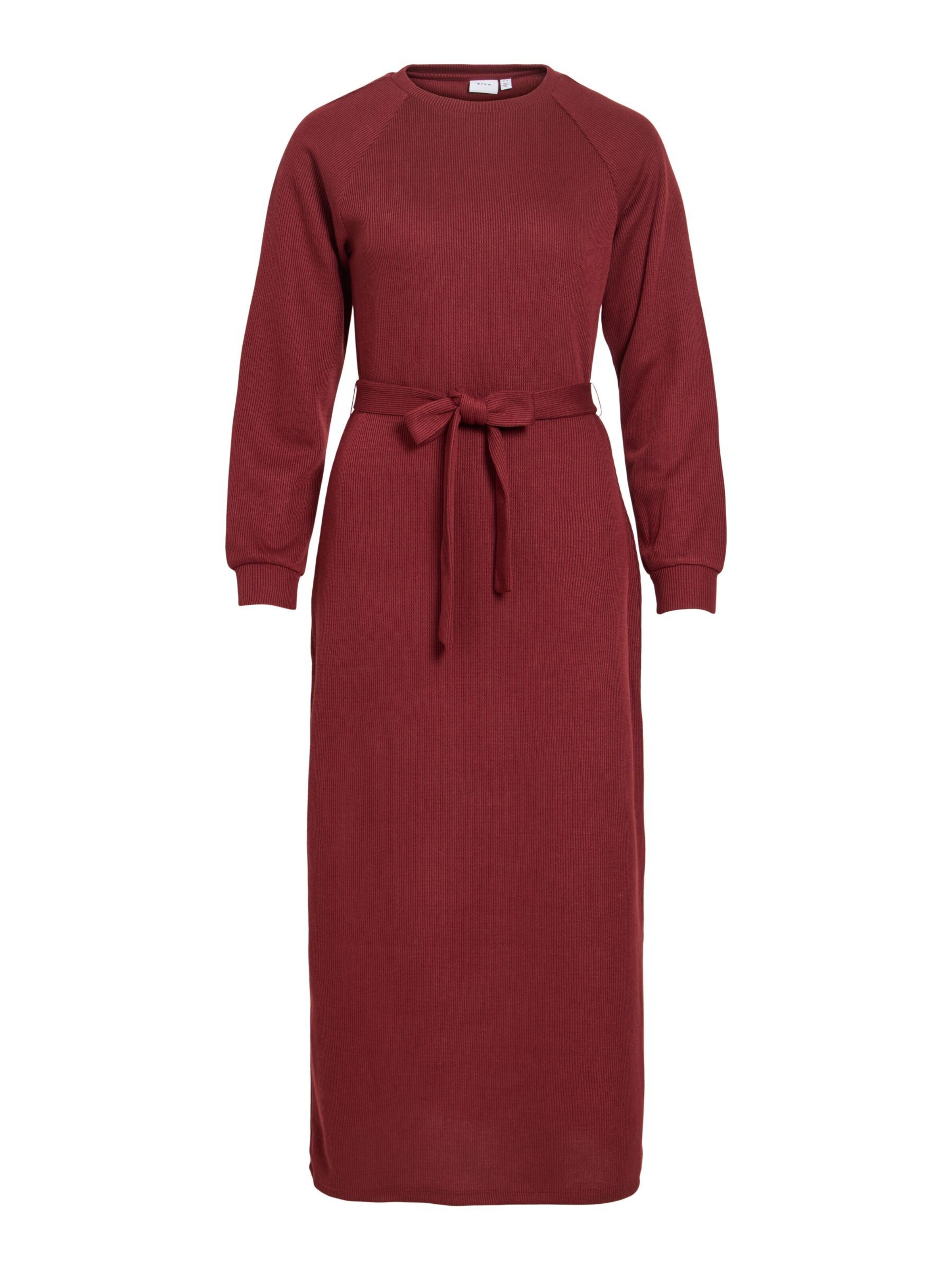 VILA Knit dress 'VIEMMY' in Red: front
