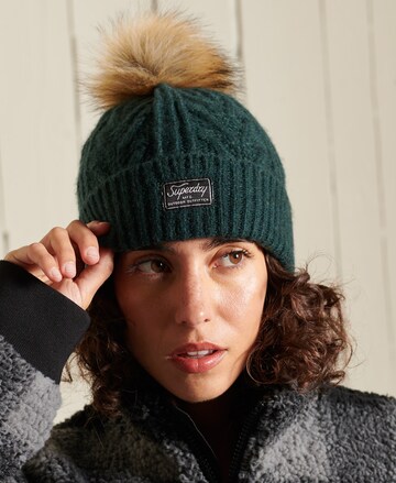 Superdry Beanie in Green: front