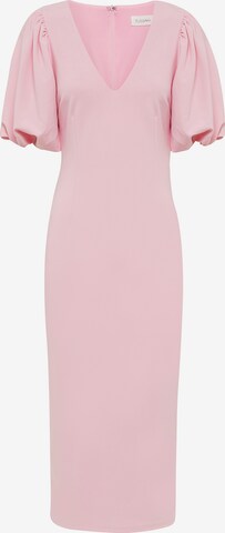 Tussah Dress 'ROMIE' in Pink: front