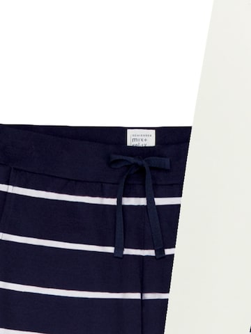 SCHIESSER Pyjama 'Mix & Relax' in Blau