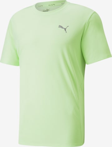 PUMA - Camiseta funcional en verde: frente