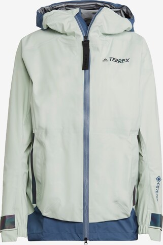 ADIDAS TERREX Outdoor Jacket 'Myshelter' in Green: front