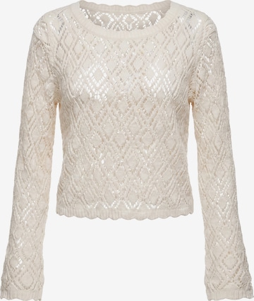 Pull-over usha FESTIVAL en beige : devant