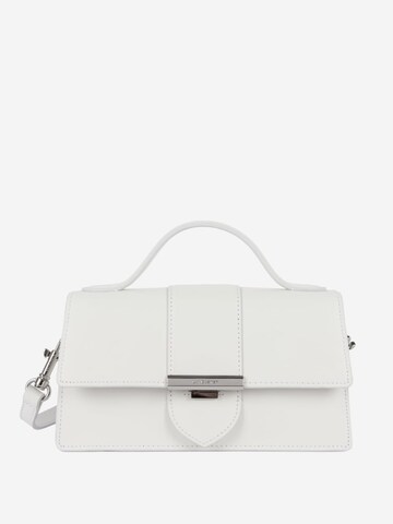 LANCASTER Paris Håndtaske 'Lancaster Sac à main A rabat avec fermoir M Paris Ily Blanc Cassé' i hvid: forside
