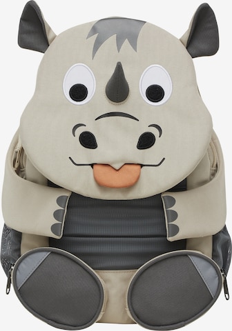 Affenzahn Backpack 'Großer Freund Nashorn' in Beige: front