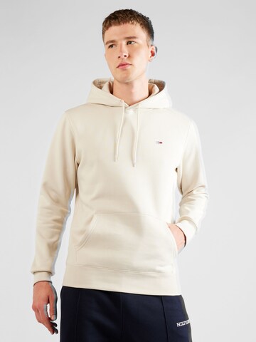 TOMMY HILFIGER Regular Fit Sweatshirt in Beige: Vorderseite