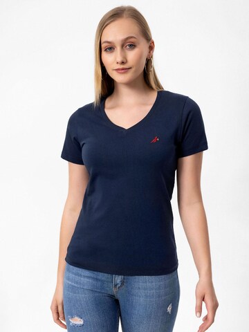 Moxx Paris shirt in Blau: Vorderseite
