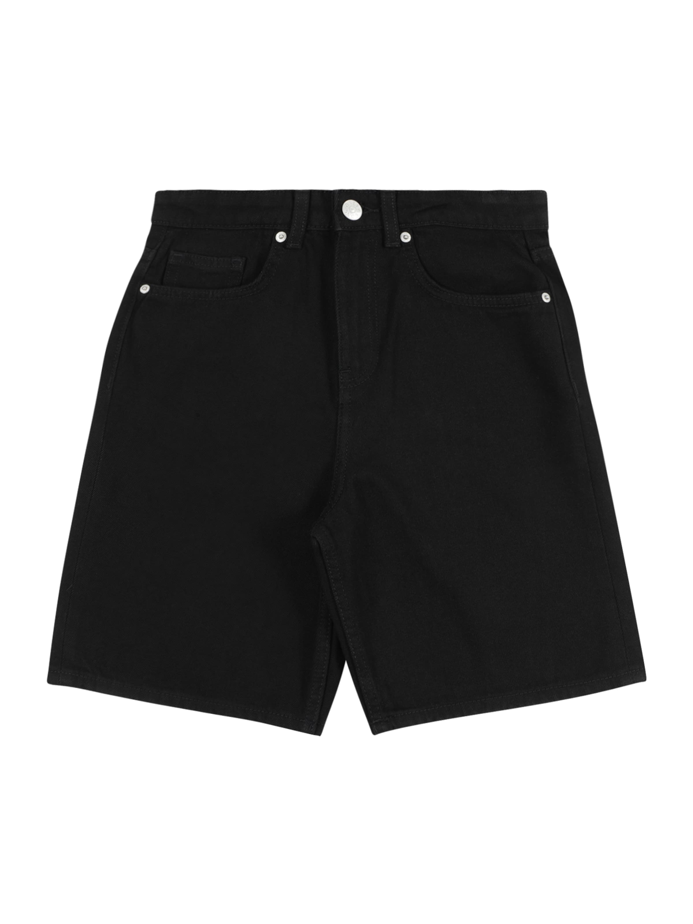 Only & Sons Juniorregular Traperice 'OSJFade' - crna boja: prednji dio