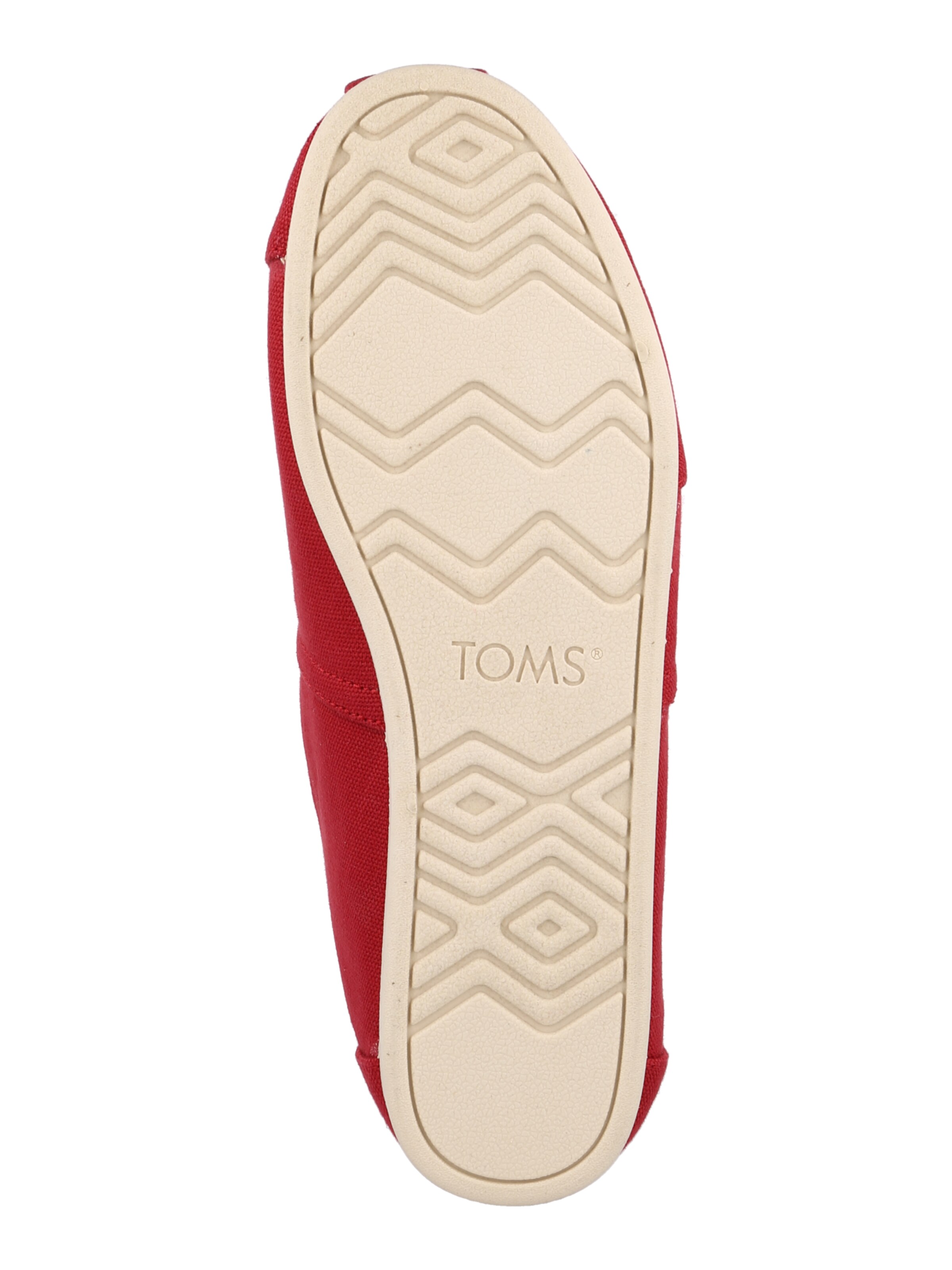 sarkans TOMS Espadrillas 'ALPARGATA'