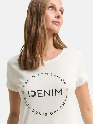 TOM TAILOR DENIM Tričko - Sivá
