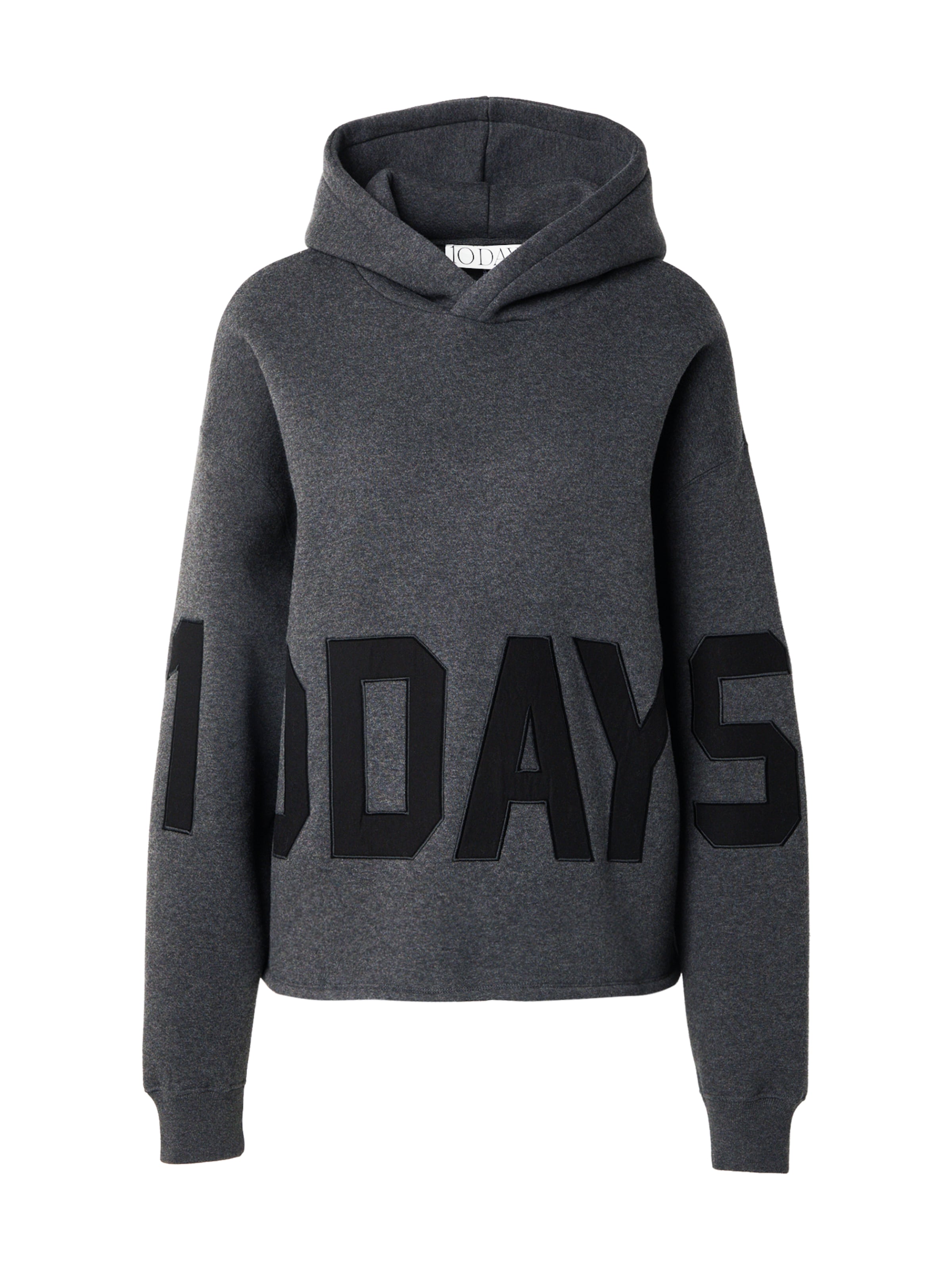 Sweat-shirt 10Days en gris : devant