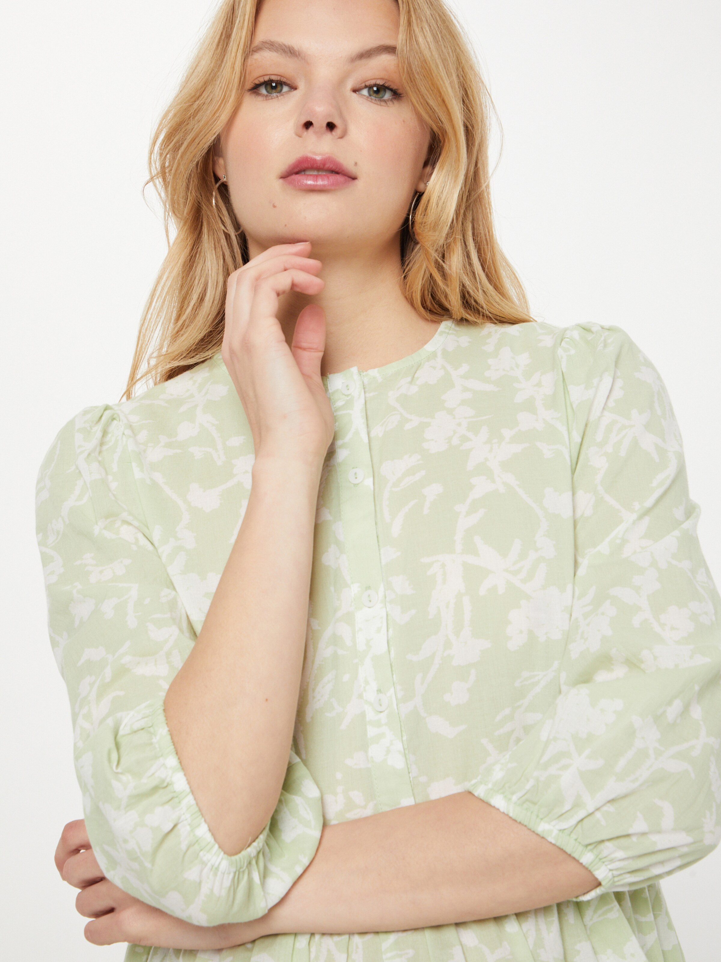 Frauen Kleider SAINT TROPEZ Kleid 'MaiSZ' in Pastellgrün - YP25629 Frauen Kleider SAINT TROPEZ Kleid 'MaiSZ' in Pastellgrün - YP25629