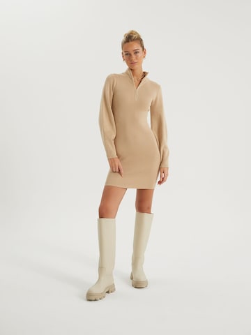 ABOUT YOU x Millane Knitted dress 'Nora' in Beige: front