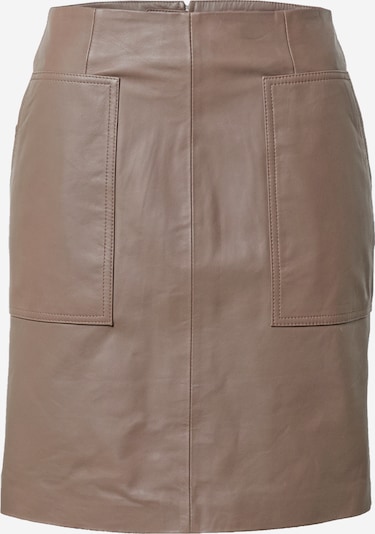Selected Femme (Tall) Skirt 'MOON' in taupe, Item view