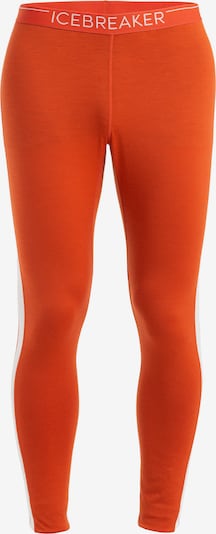 ICEBREAKER Pantalon de sport 'M 200 Oasis' en rouge orangé / blanc, Vue avec produit