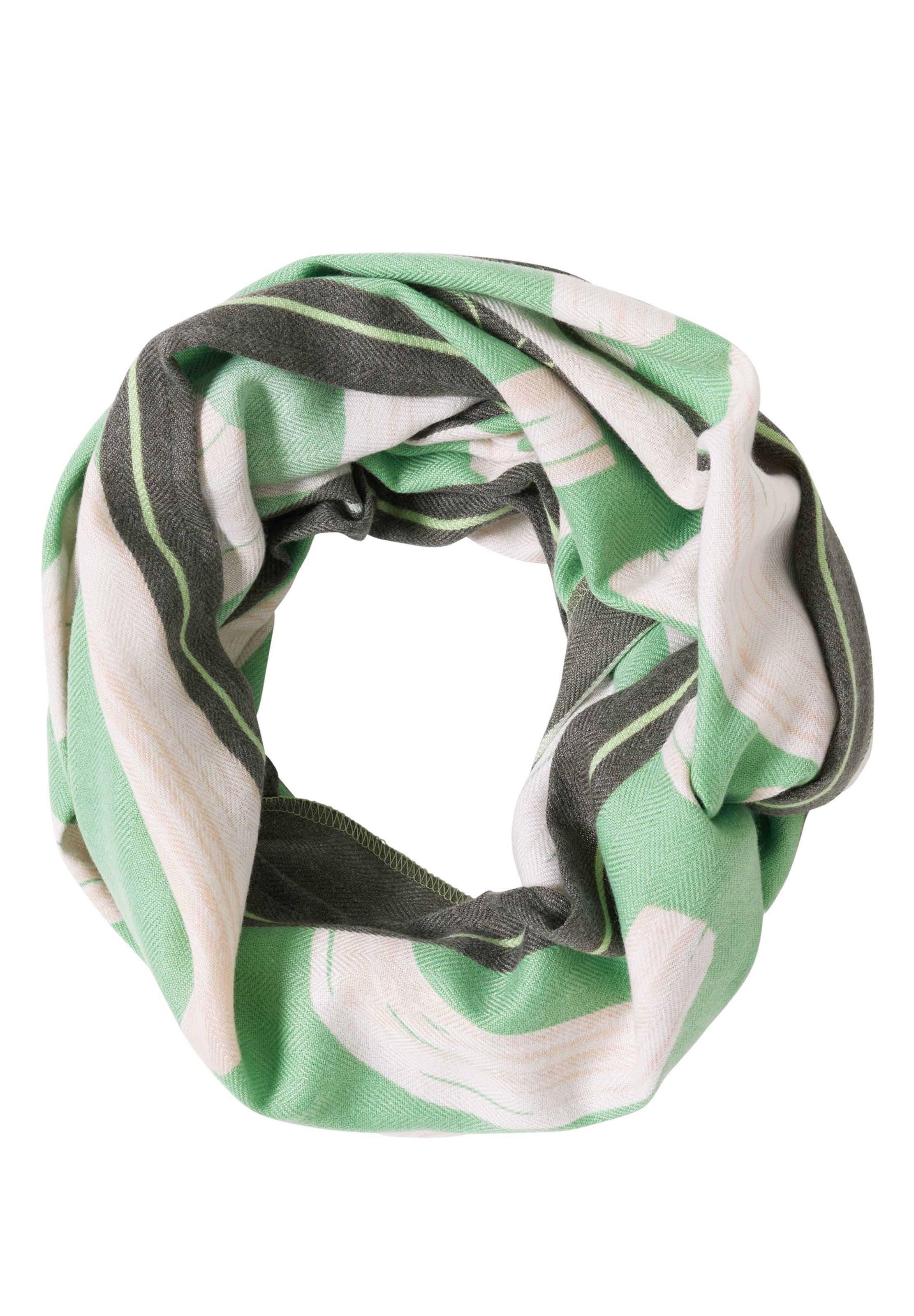 CECIL Tube Scarf in Green: front