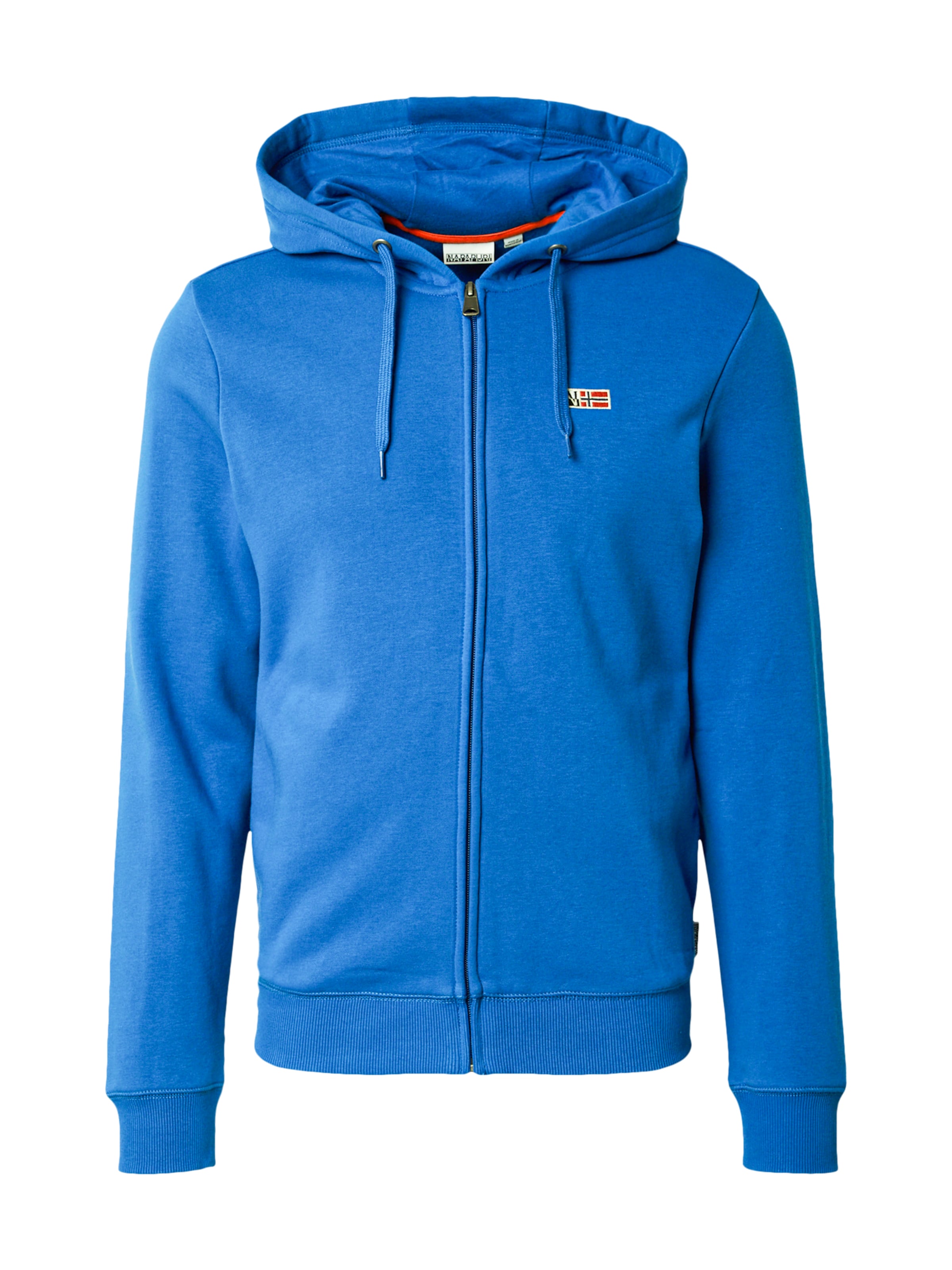 NAPAPIJRI Tepláková bunda 'BURI' - Modrá: predná strana