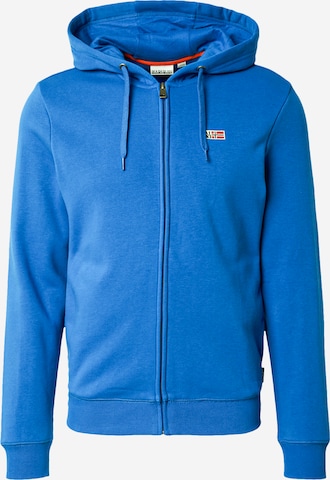 NAPAPIJRI Sweatjacke 'BURI' in Blau ABOUT YOU