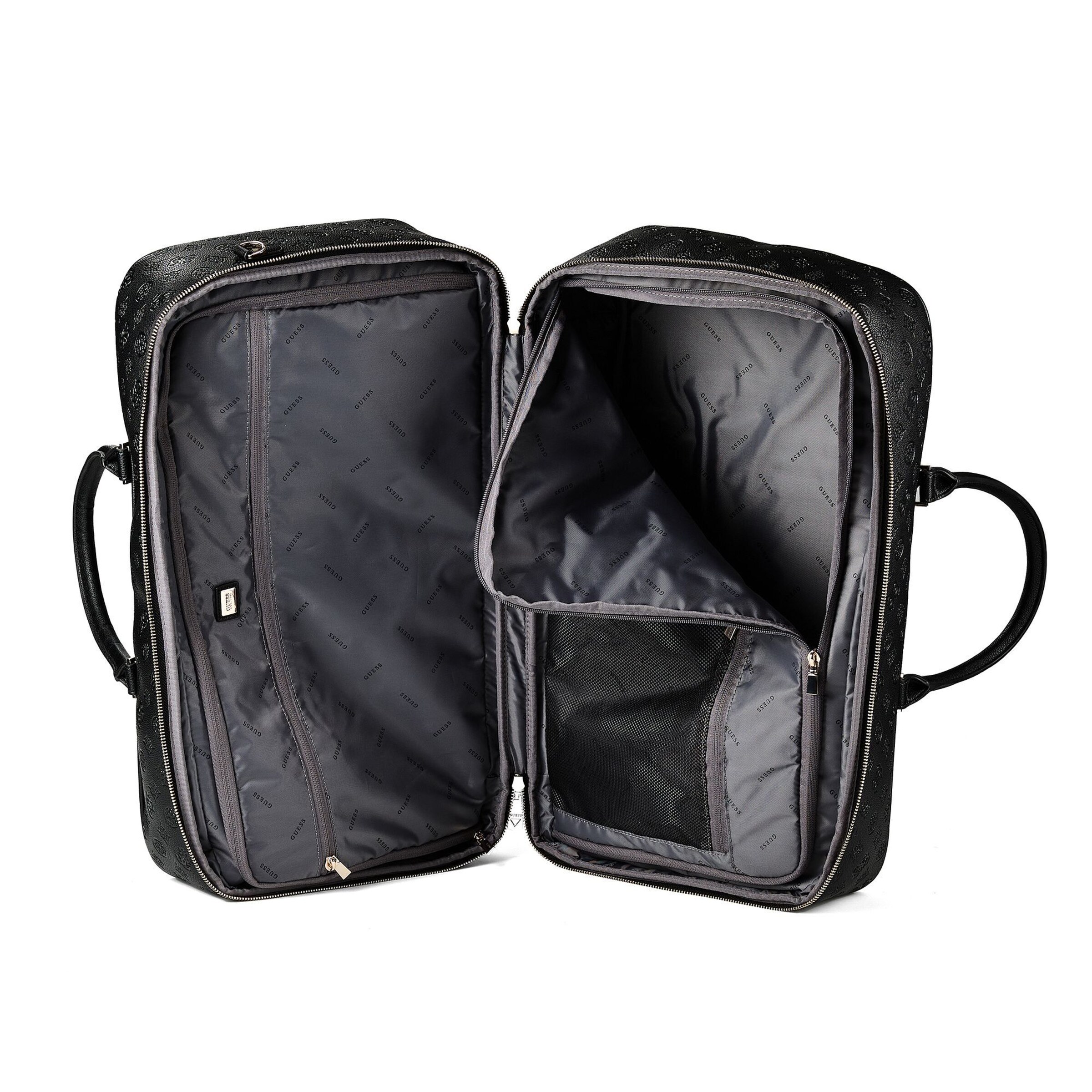 Borsa weekend 'Wilder' di GUESS in nero