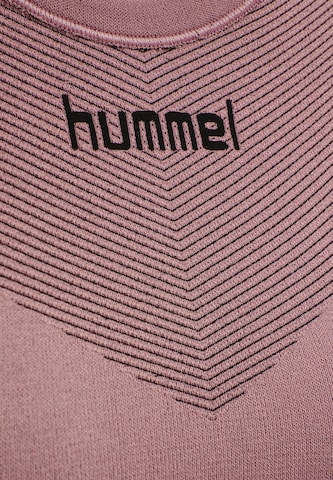 Hummel Λειτουργικό μπλουζάκι 'First Seamless' σε ροζ