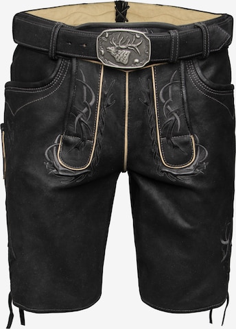 regular Pantaloni per costume tradizionale 'Eldorado' di SPIETH & WENSKY in nero: frontale