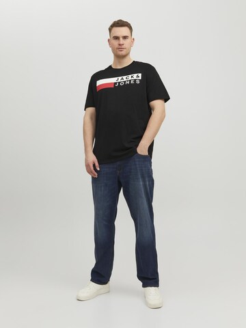 Jack & Jones Plus Shirt 'JJECorp' in Black