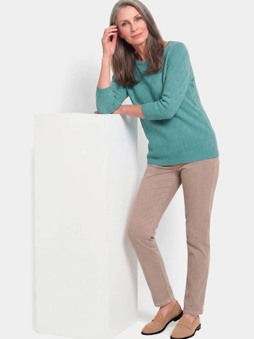 Pull-over Goldner en vert