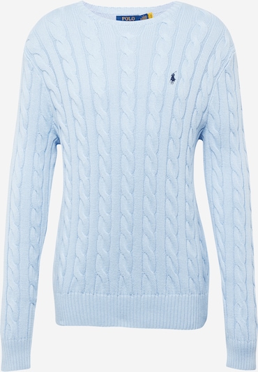 Polo Ralph Lauren Pull-over 'Driver' en bleu marine / bleu clair, Vue avec produit