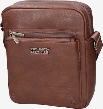 Northampton Polo Club Schoudertas in Bruin: voorkant