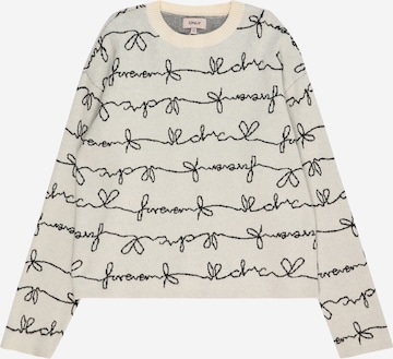 Pull-over 'KOGEVERLY' ONLY GIRLS en gris : devant