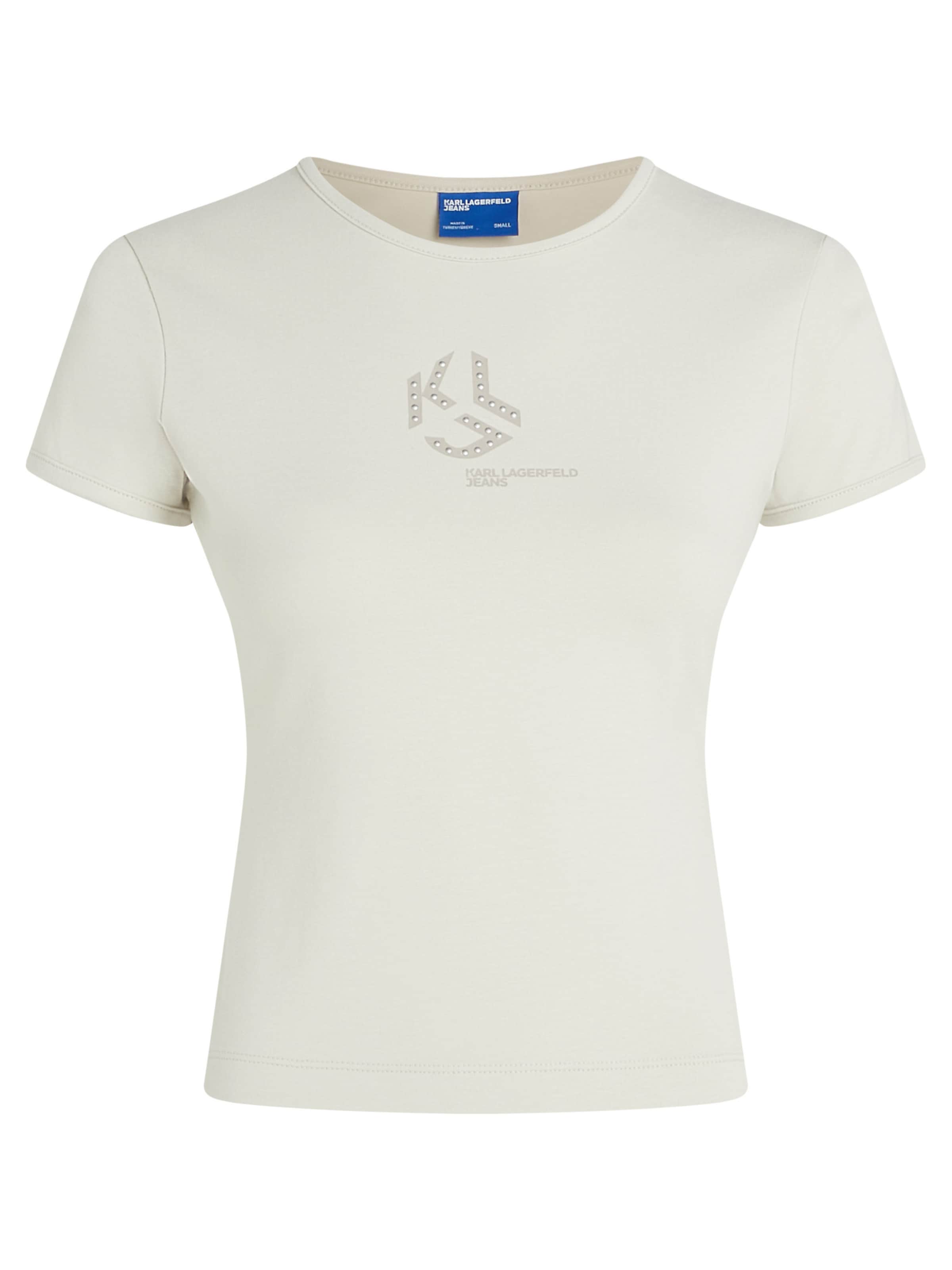 KARL LAGERFELD JEANS Camisa em branco natural, Vista do artigo