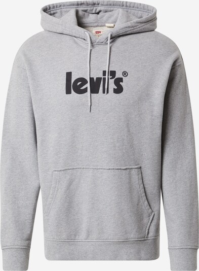 LEVI'S ® Majica 'Relaxed Graphic Hoodie' | pegasto siva / črna barva, Prikaz izdelka