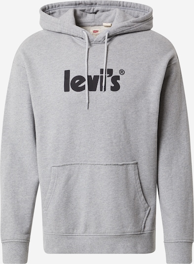 LEVI'S ® Sweatshirt 'Relaxed Graphic Hoodie' i grå-meleret / sort, Produktvisning