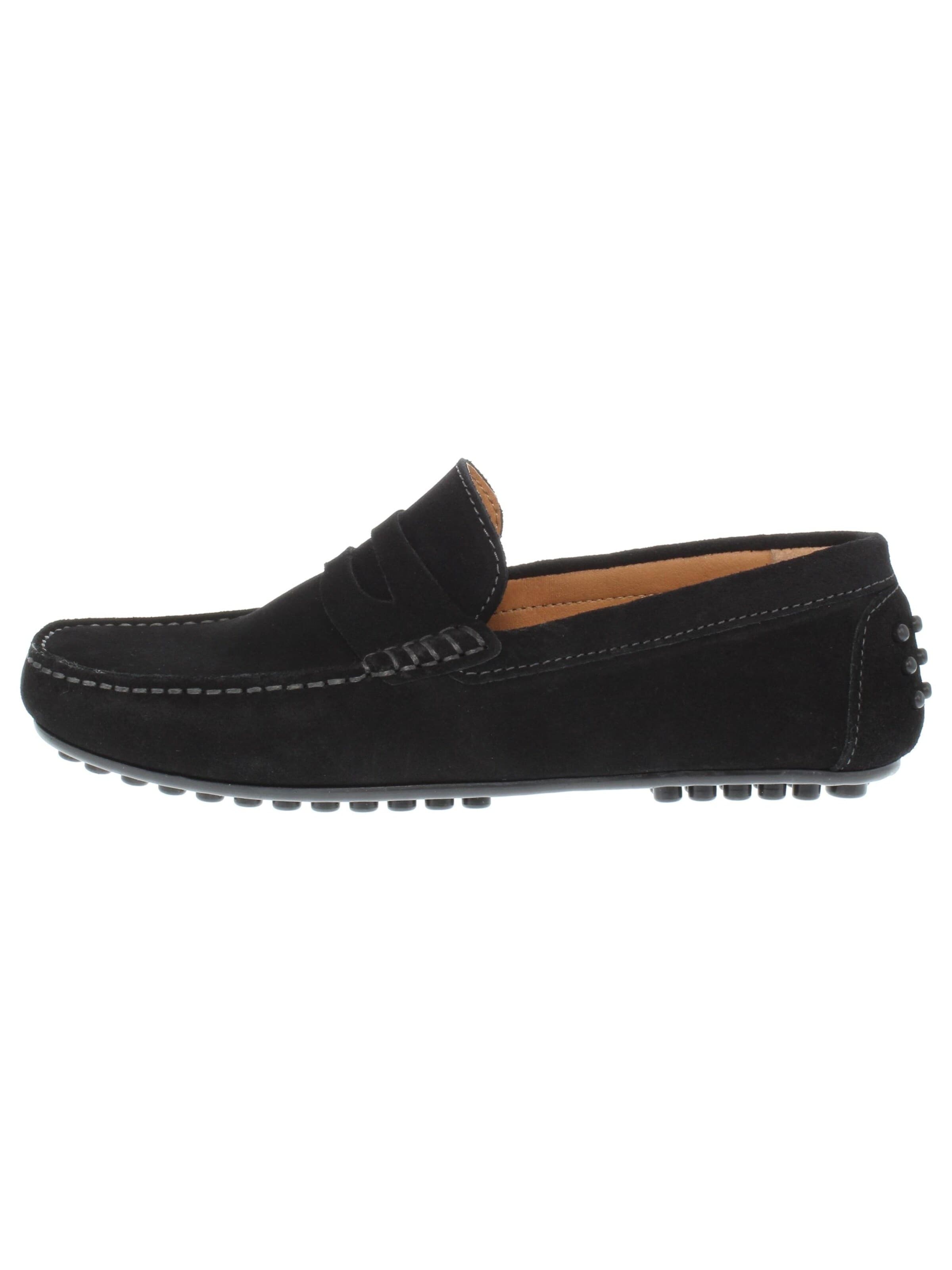 XAVER LUIS Schuhmanufaktur Moccasins 'DRIVER - lässige Mokassins' in 40 in Black, Item view