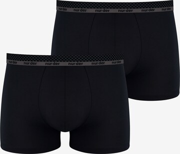 Nur Der Boxershorts in Zwart: voorkant