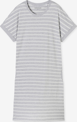 Camicia da notte 'Essentials' di SCHIESSER in grigio: frontale